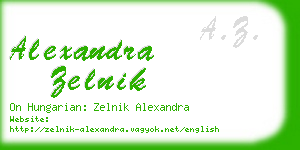 alexandra zelnik business card